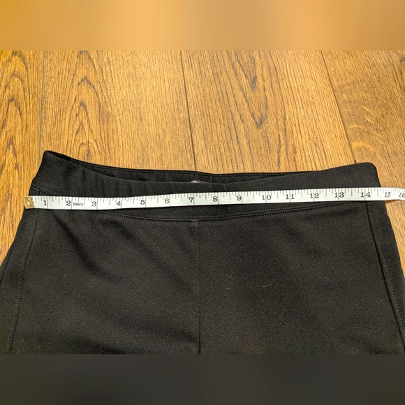 Express black trouser leggings with zip flare size 2 - Picture 5 of 6